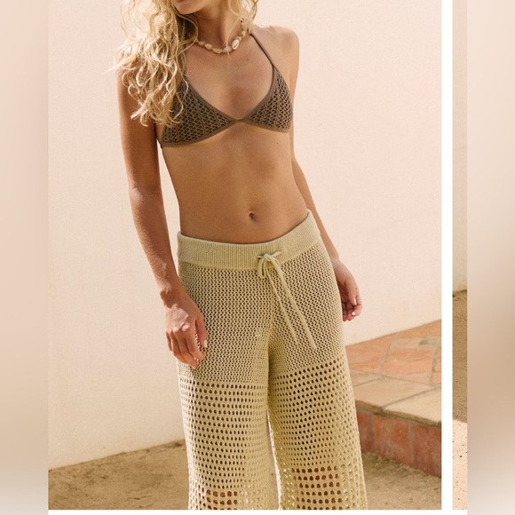 Free People free-est Carla Fauxchet Pants - Picture 6 of 7